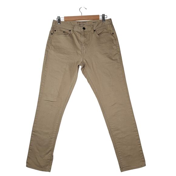 Banana Republic Traveler Mens Jeans Athletic Fit Khaki 2020 30 x 30 - Picture 1 of 7